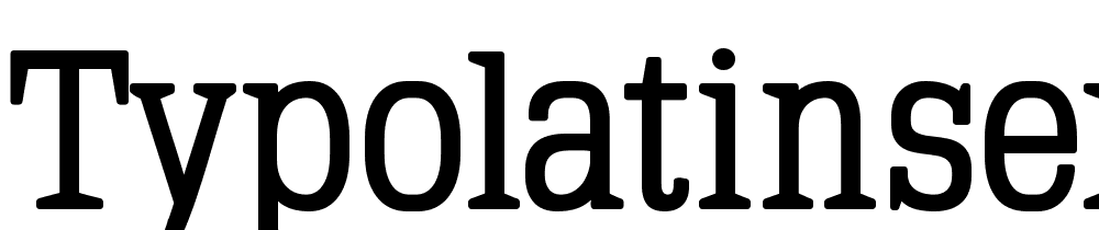 TypoLatinserif-Bold font family download free