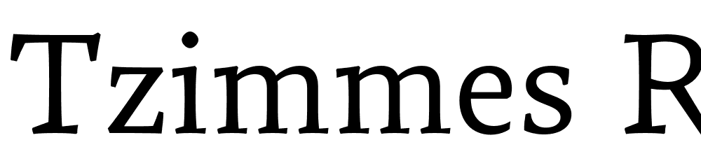 Tzimmes-Regular font family download free