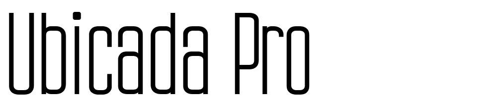 ubicada-pro font family download free