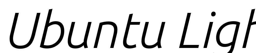 Ubuntu-Light-Italic font family download free