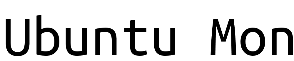 Ubuntu-Mono font family download free