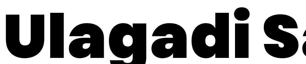 Ulagadi-Sans-Black font family download free