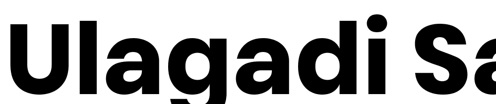 Ulagadi-Sans-Bold font family download free