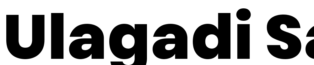 Ulagadi-Sans-ExtraBold font family download free