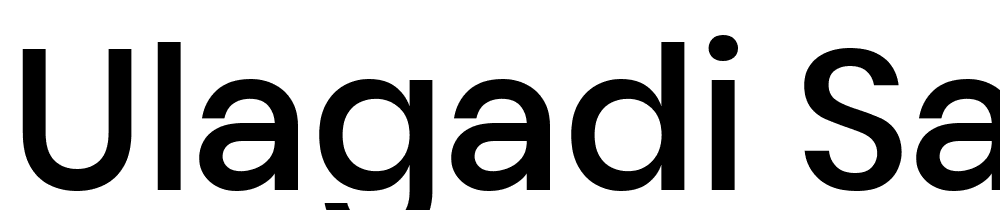 Ulagadi-Sans-Medium font family download free