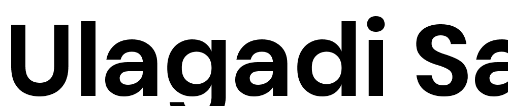 Ulagadi-Sans-SemiBold font family download free