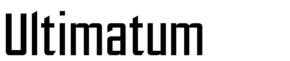 Ultimatum font family download free