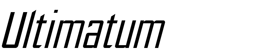 Ultimatum font family download free