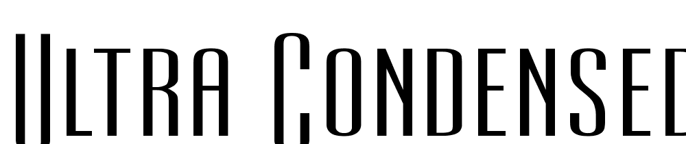 ultra_condensed_san font family download free