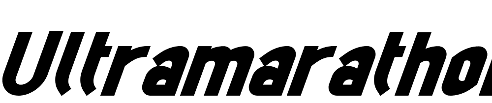 UltraMarathonDemo font family download free
