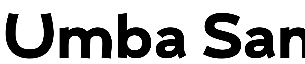 Umba-Sans-Bold font family download free