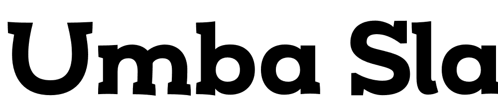 Umba-Slab-Demo-Alt-Bold font family download free