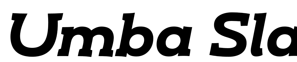 Umba-Slab-Demo-Alt font family download free