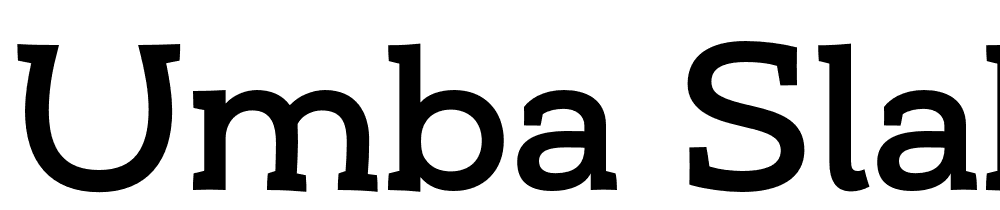 Umba-Slab-Demo-Medium font family download free