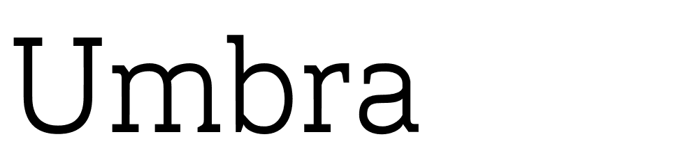 Umbra font family download free
