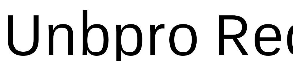 UnBPro-Regular font family download free