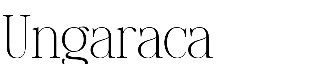 ungaraca font family download free