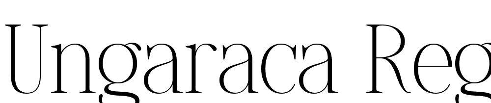 Ungaraca-Regular font family download free