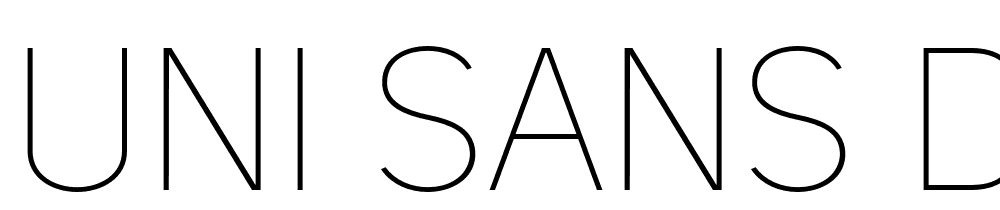 Uni-Sans-Demo-Thin-CAPS font family download free