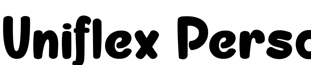 Uniflex_PersonalUseOnly font family download free