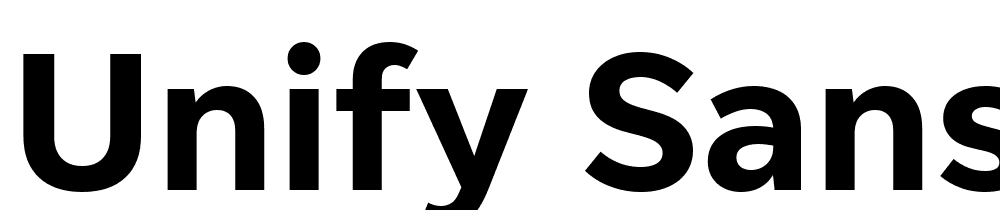 Unify-Sans-SemiBold font family download free