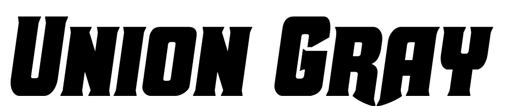 Union-Gray-Condensed-Semi-Italic font family download free