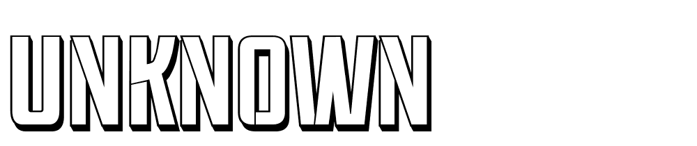 Unknown font family download free