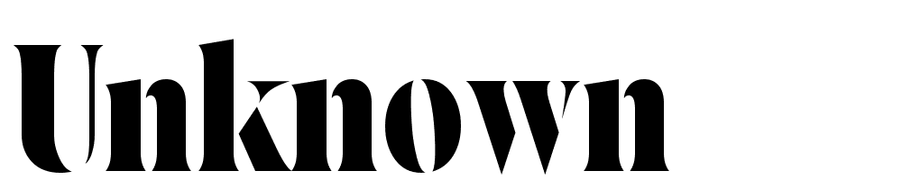 Unknown font family download free