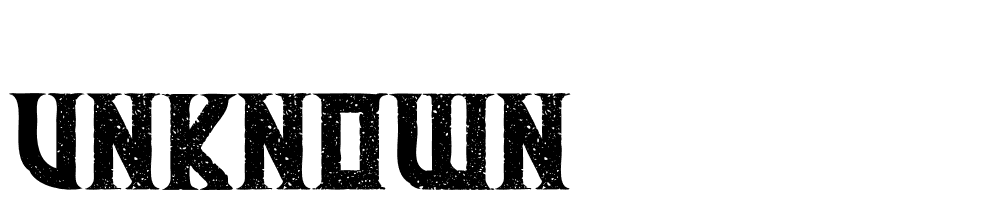 Unknown font family download free