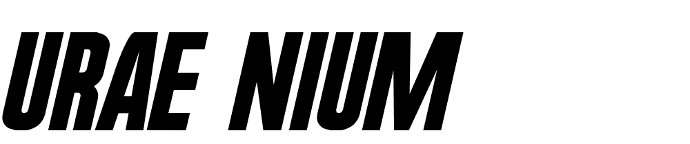 Urae-Nium font family download free