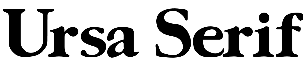 ursa-serif font family download free