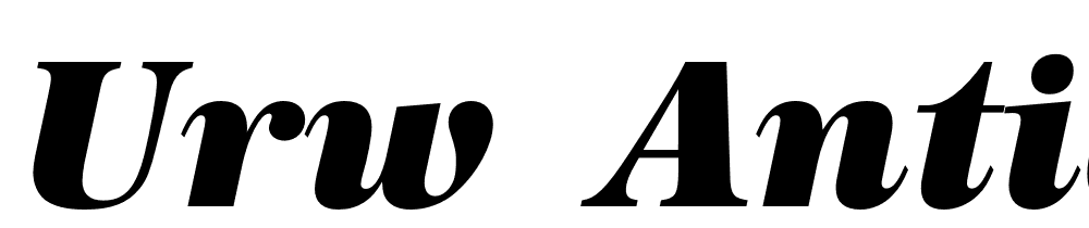URW-Antiqua-Super-Bold-Italic font family download free