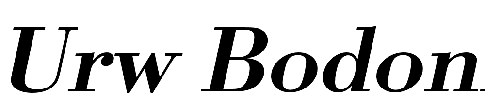 Urw Bodoni font family download free