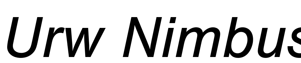 Urw Nimbus Sans font family download free