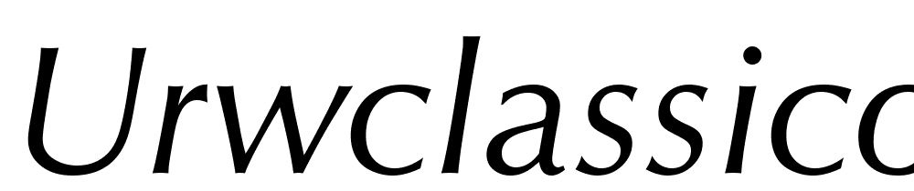 URWClassico-Italic font family download free