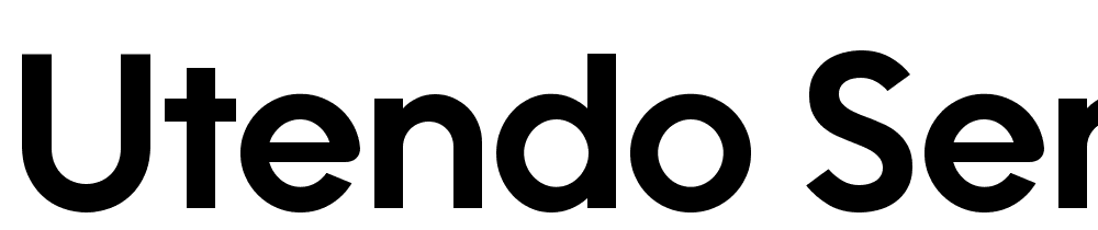 Utendo-Semibold font family download free