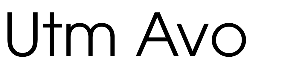 UTM-Avo font family download free