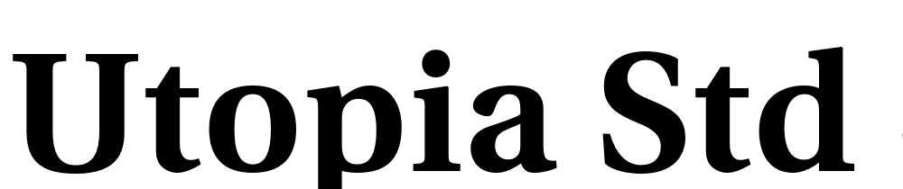 Utopia-Std-Semibold-Caption font family download free
