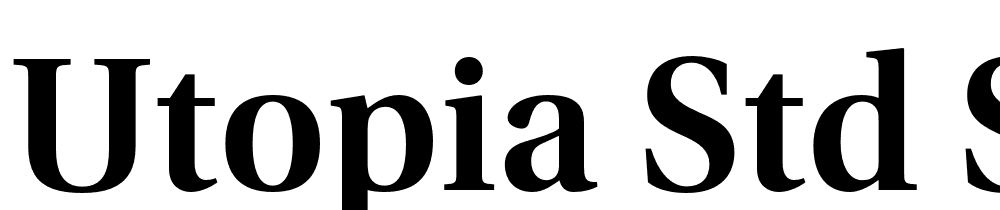 Utopia-Std-Semibold-Subhead font family download free