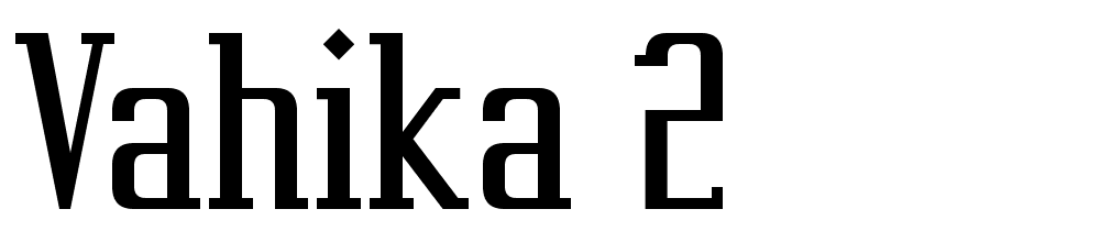 vahika-2 font family download free