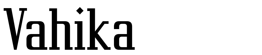 Vahika font family download free