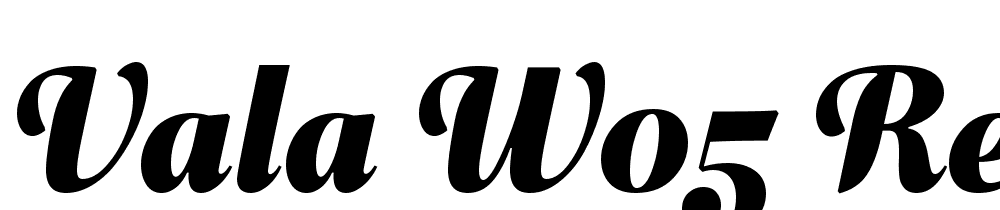 Vala-W05-Regular font family download free