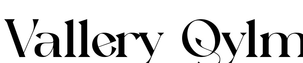 Vallery Qylmor font family download free