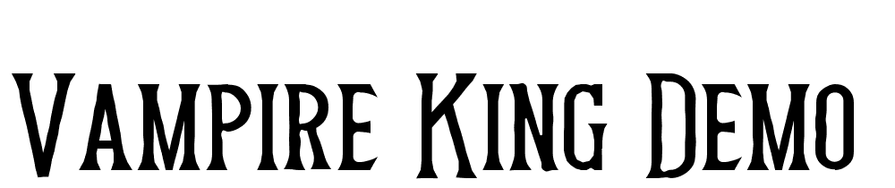 Vampire-King-Demo font family download free