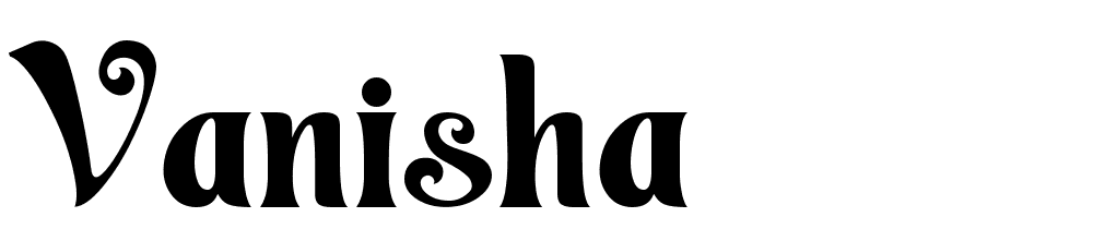 Vanisha font family download free