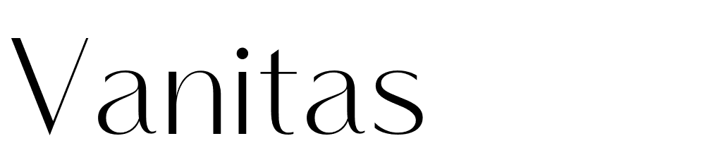 Vanitas font family download free