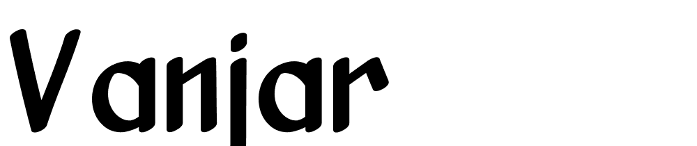 Vanjar font family download free