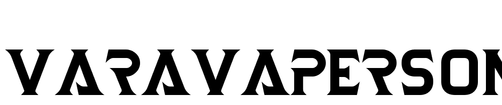 VaravaPersonalUse-Regular font family download free