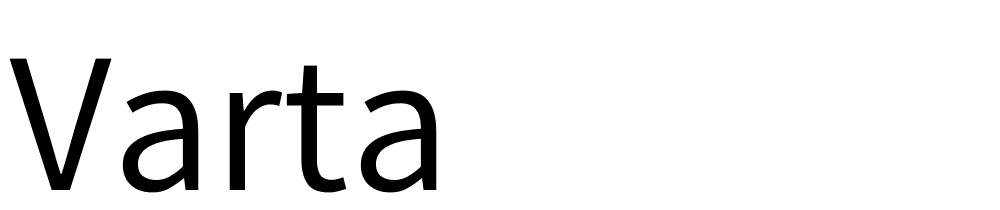 varta font family download free