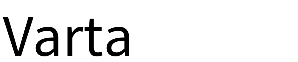 Varta font family download free